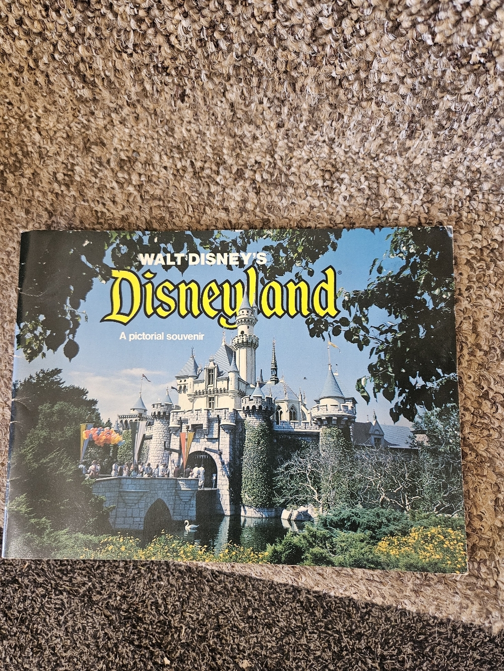 Disney Disneyland Pictorial Souvenir Book - Blue Cover